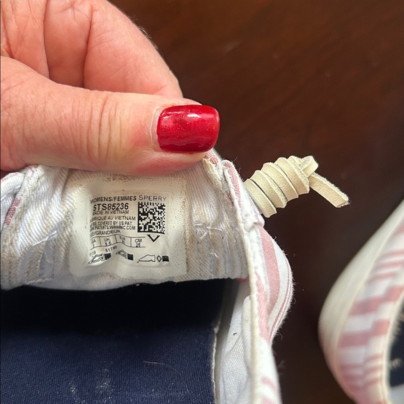 Sperry Women's Seacycle Crest Vibe Striped Rose Sneakers 8.5 - Picture 6 of 7